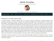 Tablet Screenshot of abhijitannaldas.com